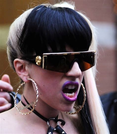 Lady Gaga: Rocking VIntage Versace Sunglasses